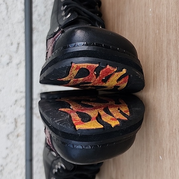 Harley-Davidson Flame Leather Boots | Size 9 | Ride or Die Style 81474 - Picture 15 of 15